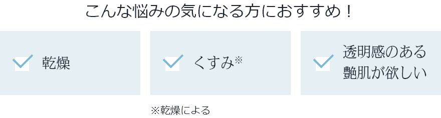 こんな悩みの気になる方におすすめ!