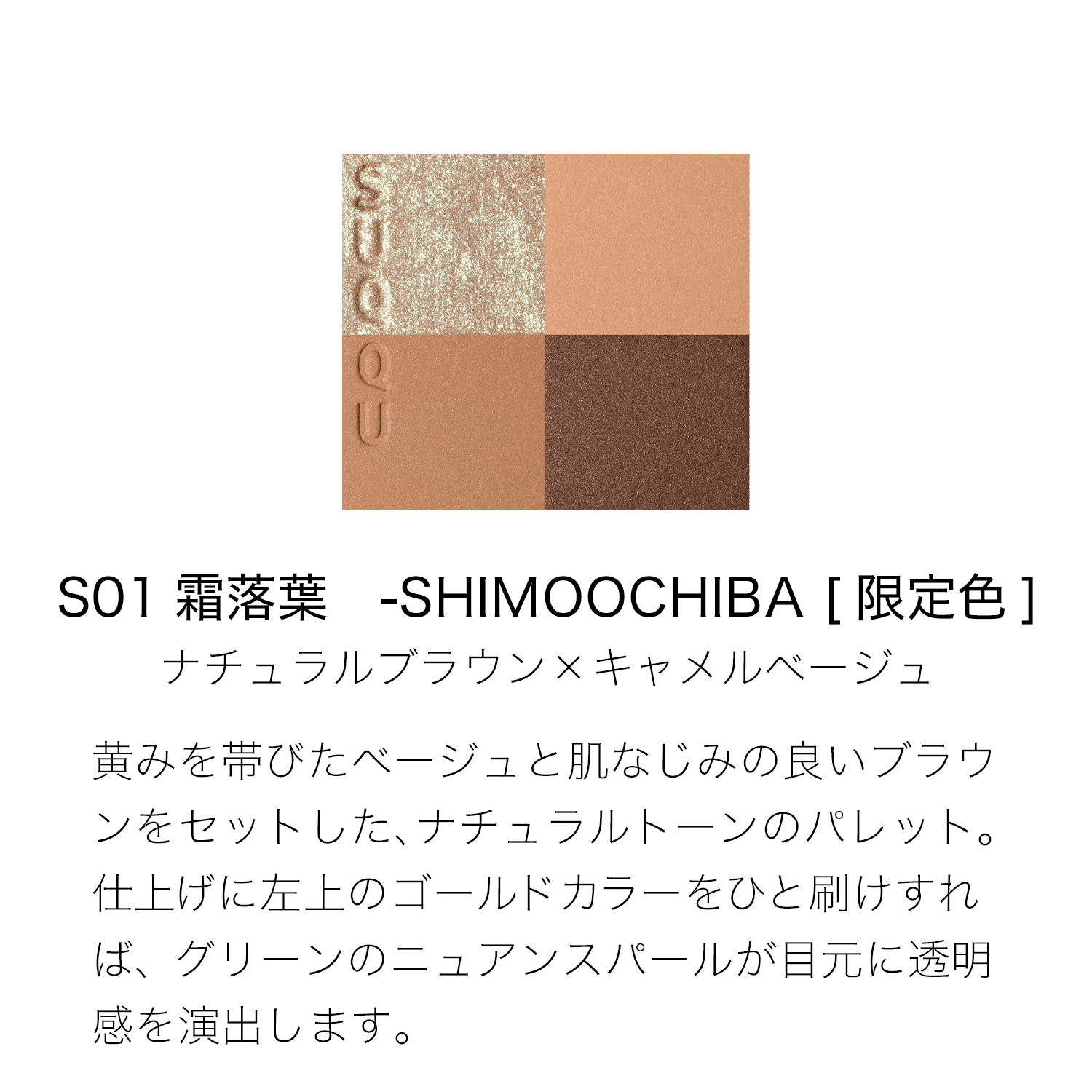 シグニチャー カラー アイズ (2025 ウィンター カラー コレクション) S01 霜落葉 -SHIMOOCHIBA 詳細画像 4枚中2枚目